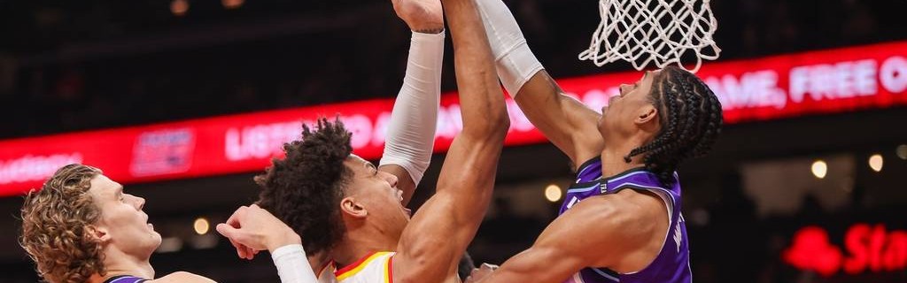 杰伦约翰逊22+16+15兰代尔26+11 老鹰胜爵士