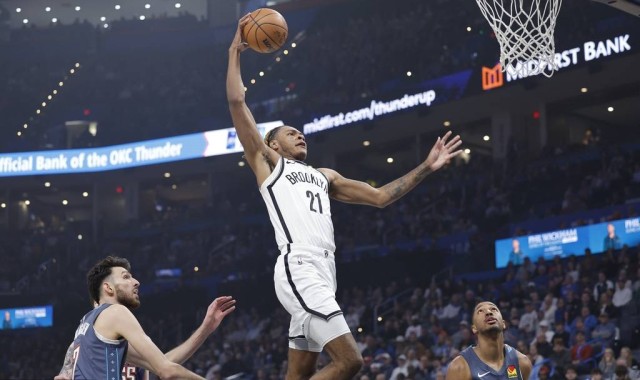 麦凯恩21分霍姆格伦15+7 雷霆击败篮网