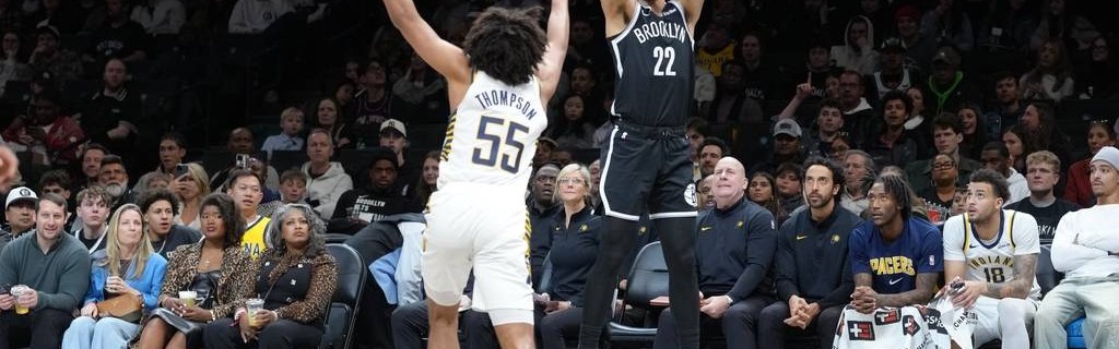 波特18+14利德尔26+10 步行者大胜篮网